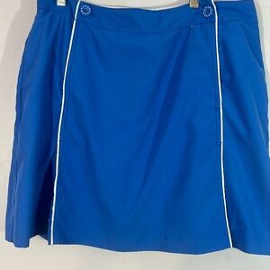 Izod XFG Cool FX blue golf skort skirt shorts size 12